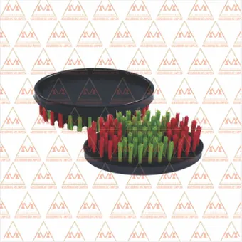 Escova oval base plástica