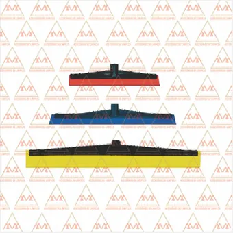 Rodo plástico tradicional borracha dupla
