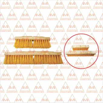 Vassoura gari nylon base madeira especial (2 furos)