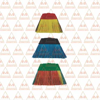 Vassoura nylon capa plástica